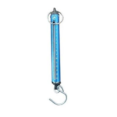 Cantar metalic de mana, rotund, greutate maxima 15 kg, albastru — principală