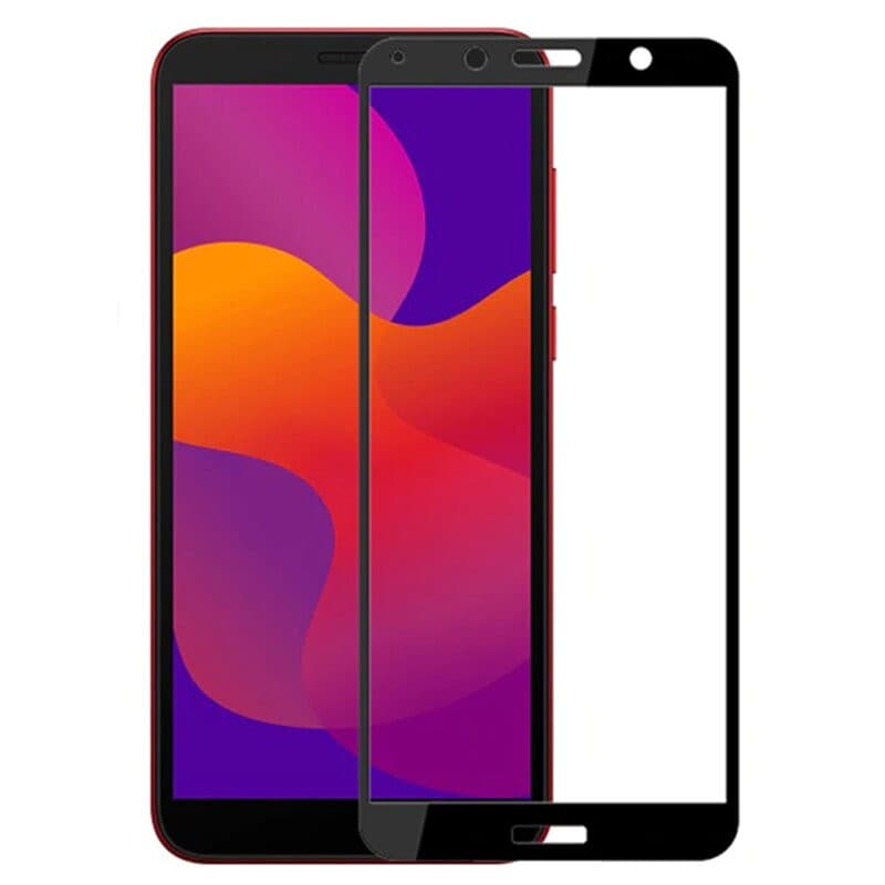 Folie de sticla Full Glue 111D pentru Huawei Y5P/ Y5 2018, margini negre — principală