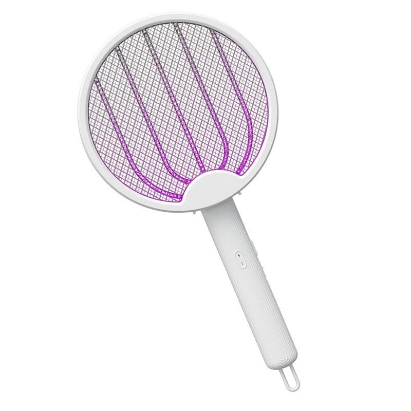 Paleta cu lumina UV impotriva tantarilor si alte insecte, alimentare USB, picior pliabil, alba — principală