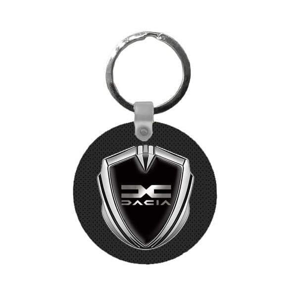 Breloc din MDF (lemn) cu logo auto, inel de sustinere metalic, model 5 — principală