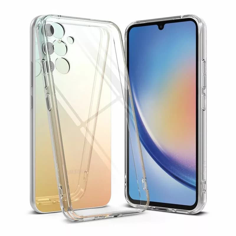 Husa protectie Samsung Galaxy A05s, protectie camere, TPU transparent, 2 mm — principală