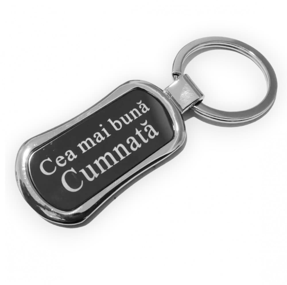 Breloc metalic "Cea mai buna cumnata" — principală