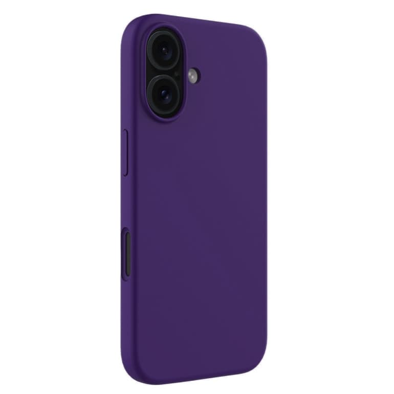 Husa Apple iPhone 16 Plus, Luxury Silicone, catifea in interior, indigo — varianta 2