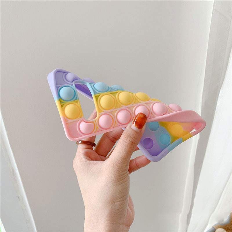 Husa antistres Pop It! pentru Apple iPhone 12 Pro, multicolora, model 1 — varianta 7