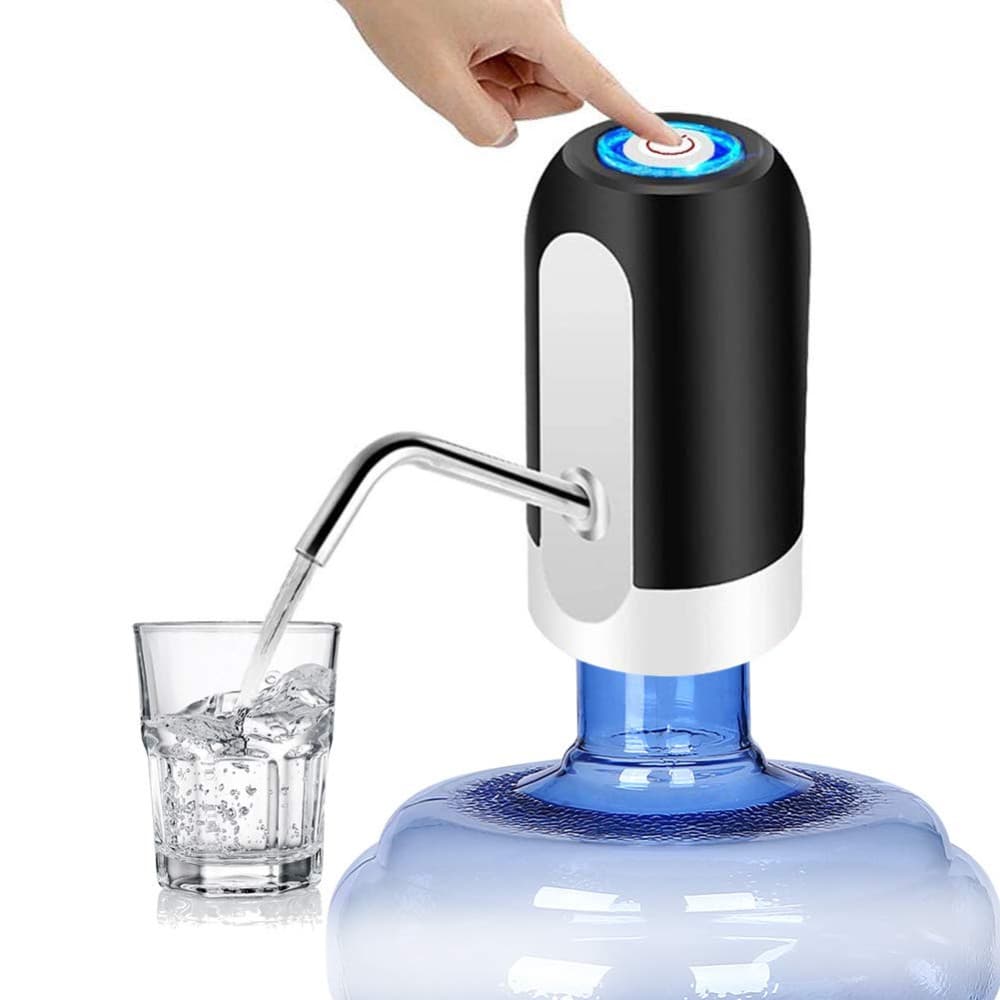 Dispenser / pompa electrica apa Andowl Q-C16, universala, incarcare USB, negru — principală