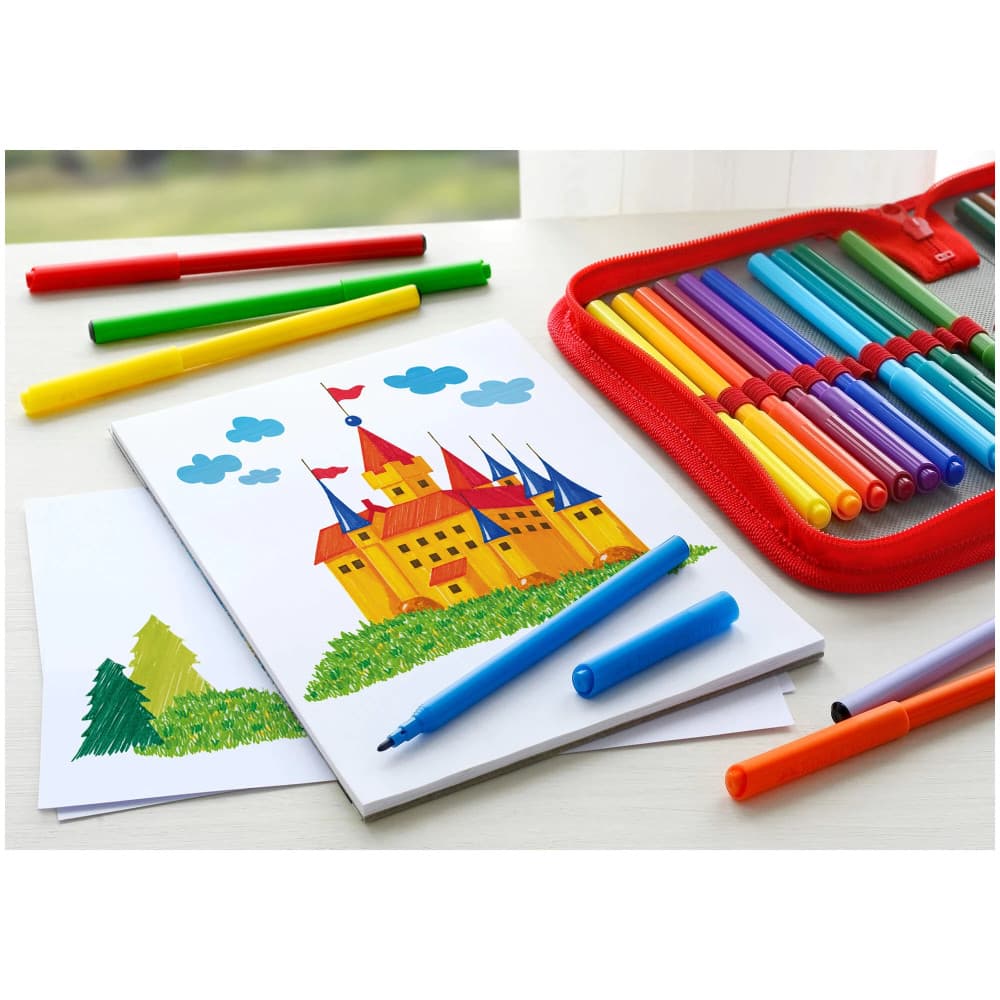Set carioci Faber-Castell, 12 culori, super washable — varianta 2