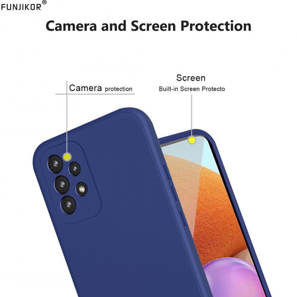 Husa Samsung Galaxy A72, Luxury 360° (fata + spate), catifea in interior, protectie camere, neagra — 2