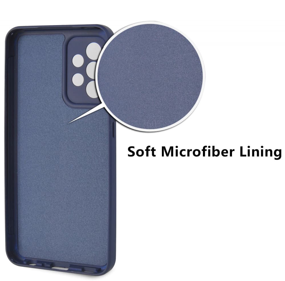 Husa Samsung Galaxy A72, Luxury 360° (fata + spate), catifea in interior, protectie camere, neagra — 3