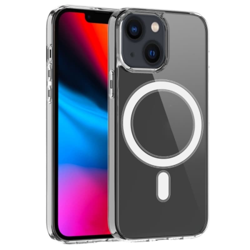 Husa de protectie Apple iPhone 14 Pro, compatibila MagSafe, transparenta — principală