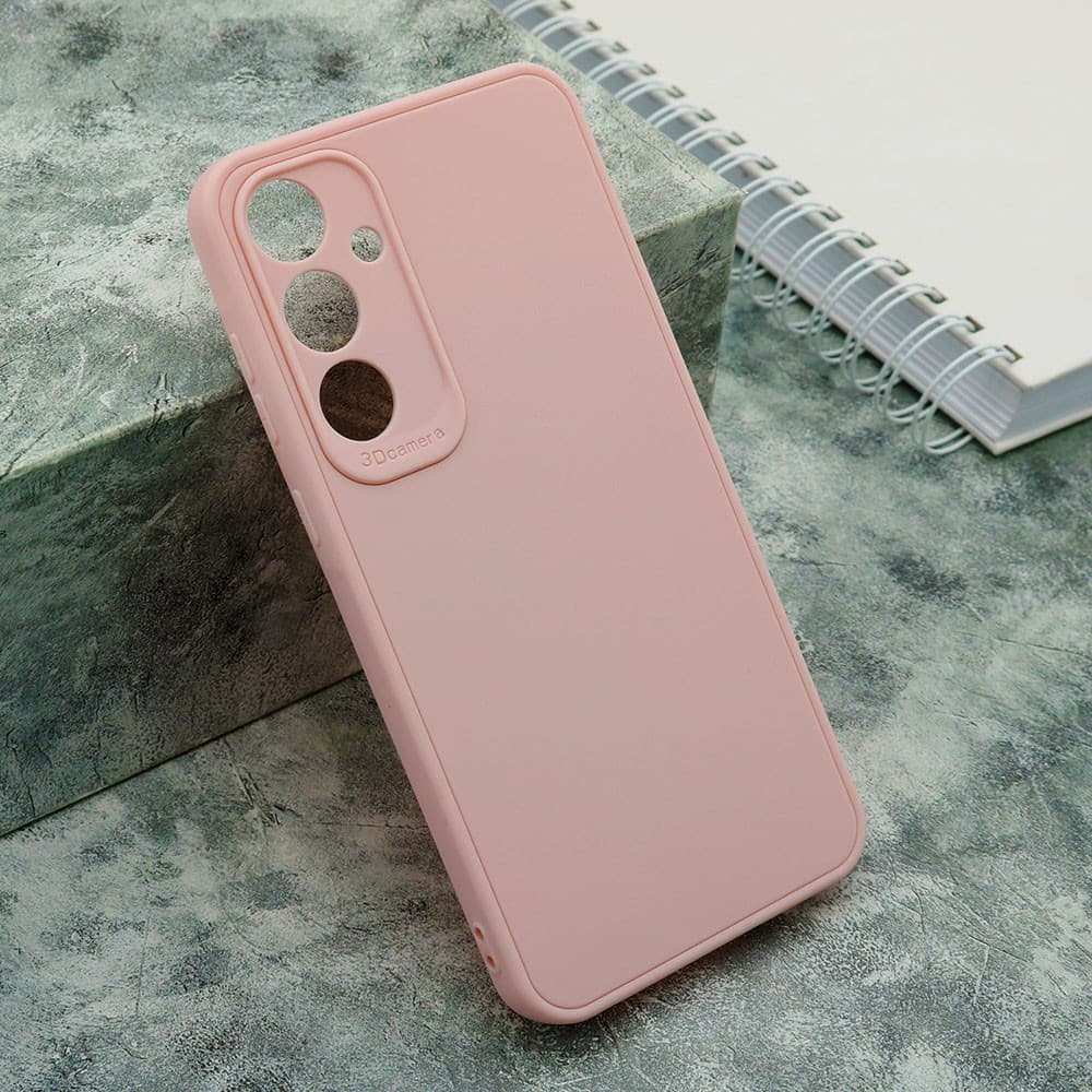 Husa Samsung Galaxy S24 Ultra, Matt TPU My Choice, silicon moale, roz pal — principală