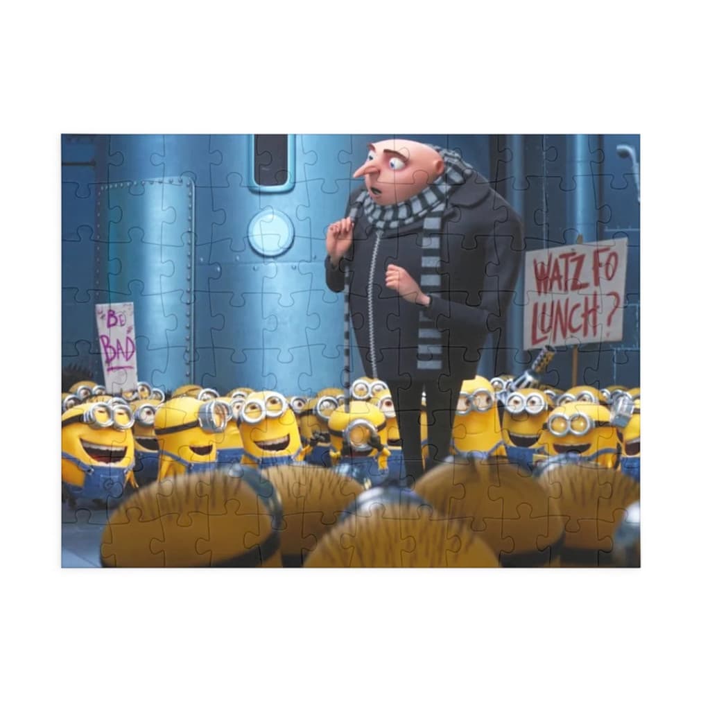 Puzzle 80 piese, 20 x 15 cm, personaje Minions, model 4 — principală