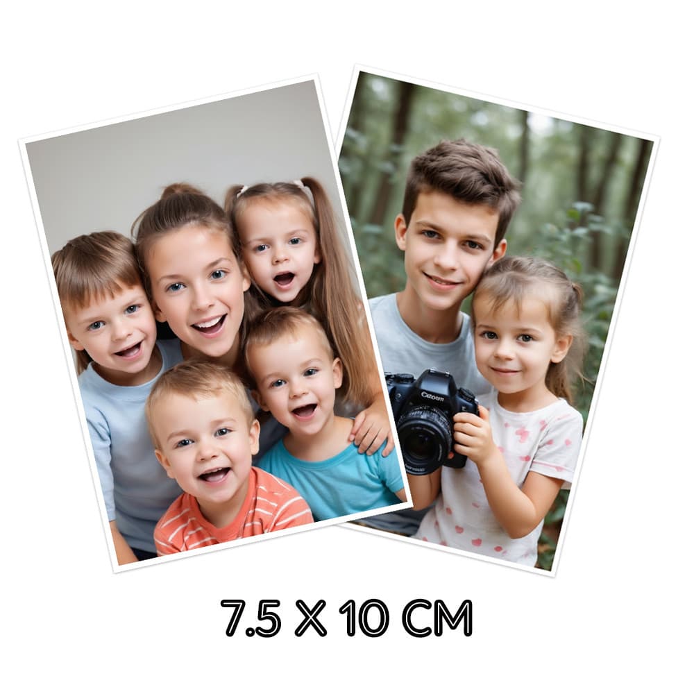 Set 2 fotografii magnetice personalizate, 7.5 x 10 cm — principală