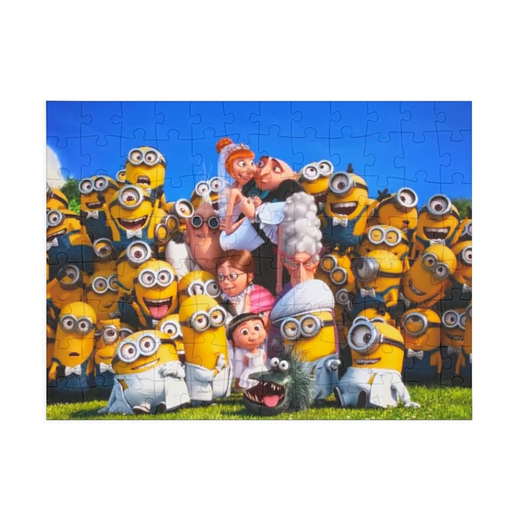 Puzzle 80 piese, 20 x 15 cm, personaje Minions, model 5 — principală