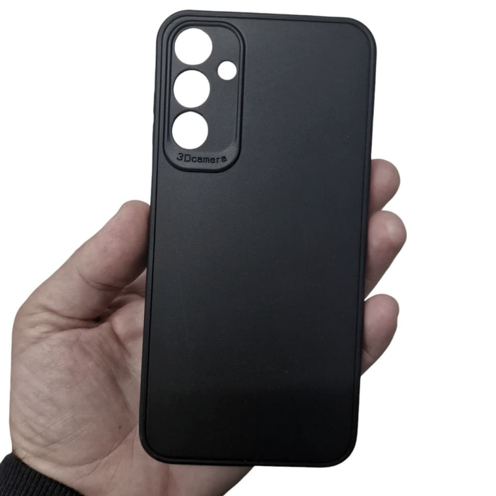 Husa Samsung Galaxy A25, Matt TPU My Choice, silicon moale, protectie camere, neagra — 3