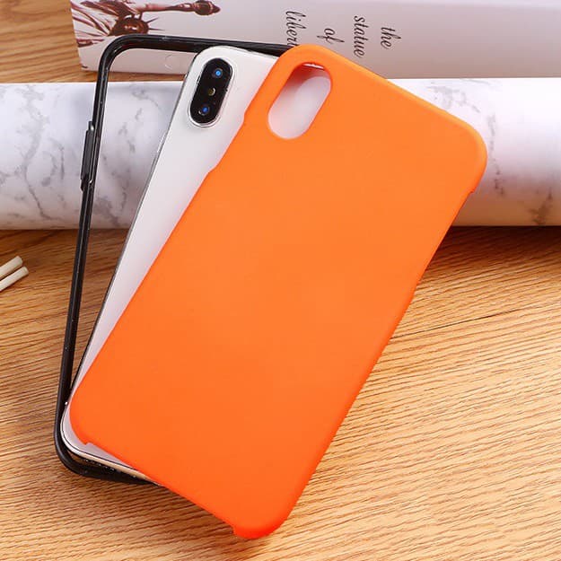 Husa protectie Samsung Galaxy A20s (fata + spate) Fully PC & PET 360°, portocalie — varianta 2
