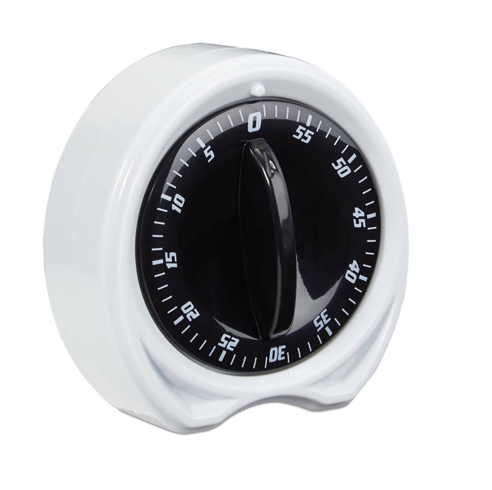 Cronometru mecanic de bucatarie RelaxDays, 55 de minute, ABS, negru — principală