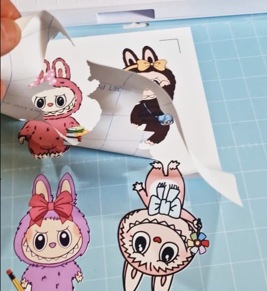 Sticker pentru tricouri sau alte materiale textile albe, 13 x 13 cm, model Stitch 1 — varianta 2