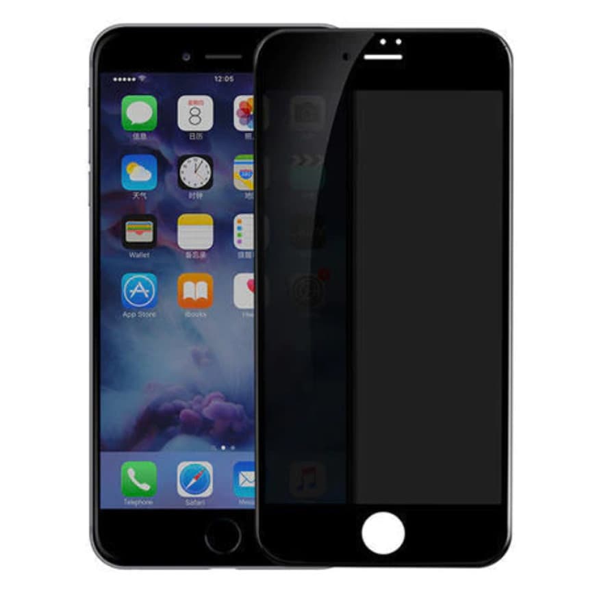 Folie de protectie Privacy Ceramic Film pentru Apple iPhone 7 Plus / iPhone 8 Plus, margini negre — principală