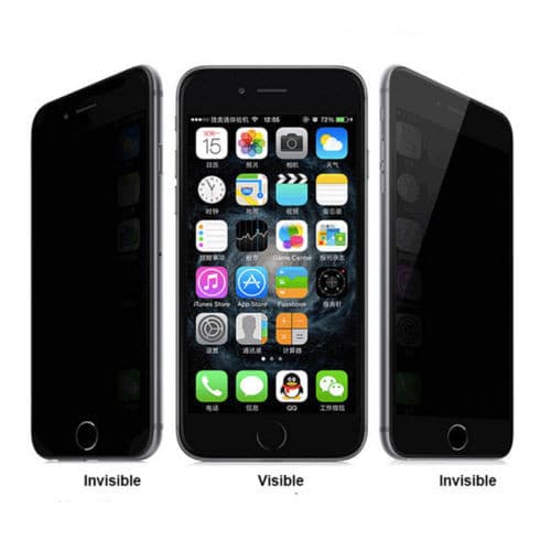 Folie de protectie Privacy Ceramic Film pentru Apple iPhone 7 Plus / iPhone 8 Plus, margini negre — varianta 3