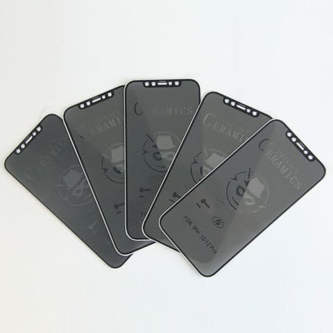 Folie de protectie Privacy Ceramic Film pentru Apple iPhone 7 Plus / iPhone 8 Plus, margini negre — varianta 5
