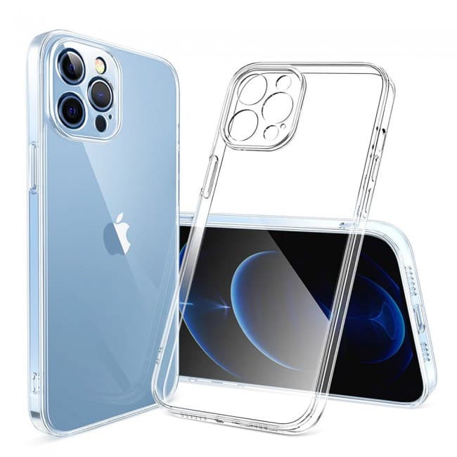 Husa Apple iPhone 15 Pro, TPU transparent, protectie camere, grosime 2 mm — principală
