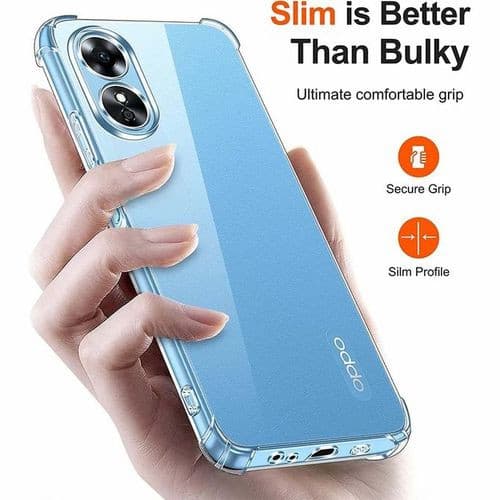 Husa protectie Oppo A79 5G / Oppo A2 5G, TPU transparent, intarituri in colturi, protectie camere, grosime 1,5 mm — varianta 3