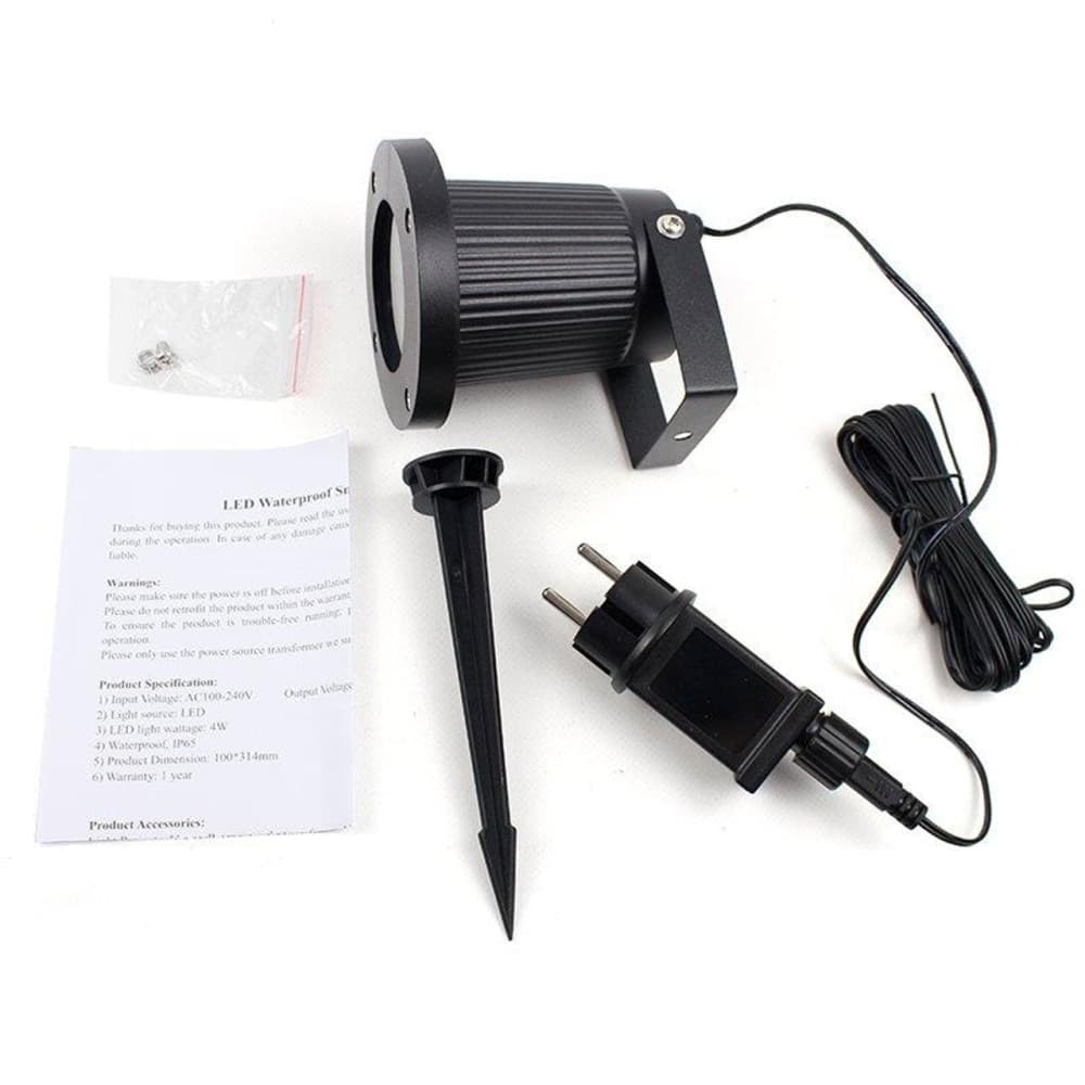 Proiector laser LED, interior/exterior, motive Craciun — varianta 4