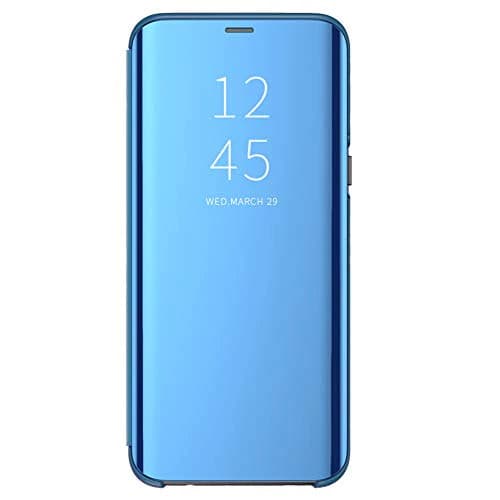 Husa Samsung Galaxy S20 Ultra Mirror Clear View, albastra — principală