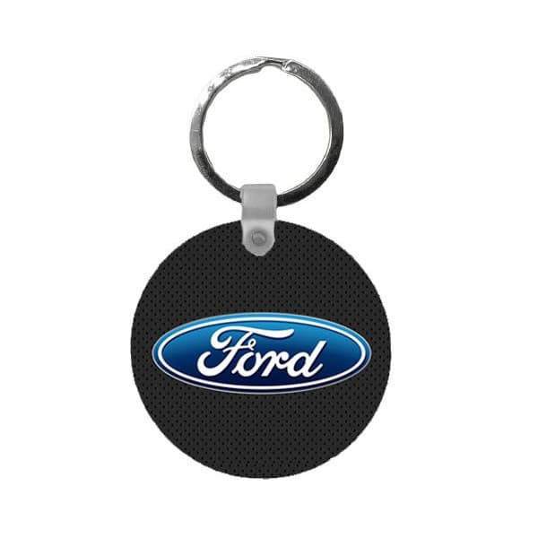 Breloc din MDF (lemn) cu logo auto, inel de sustinere metalic, model 14 — principală