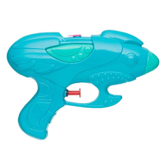 Pistol de apa, 18 cm, plastic, albastru/turcoaz — principală
