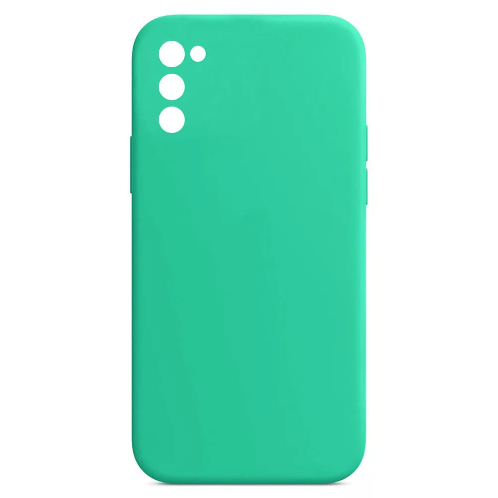 Husa Samsung Galaxy A54 5G, Luxury Silicone, catifea in interior, protectie camere, turcoaz — varianta 5