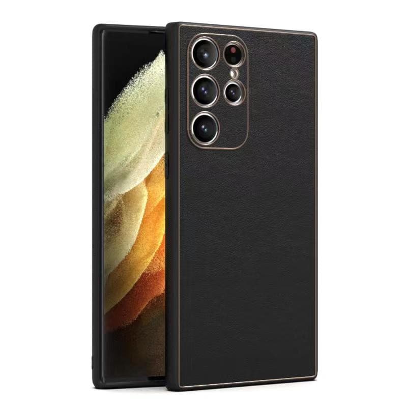 Husa Samsung Galaxy A25, Yolo Eco-Leather, piele ecologica, neagra