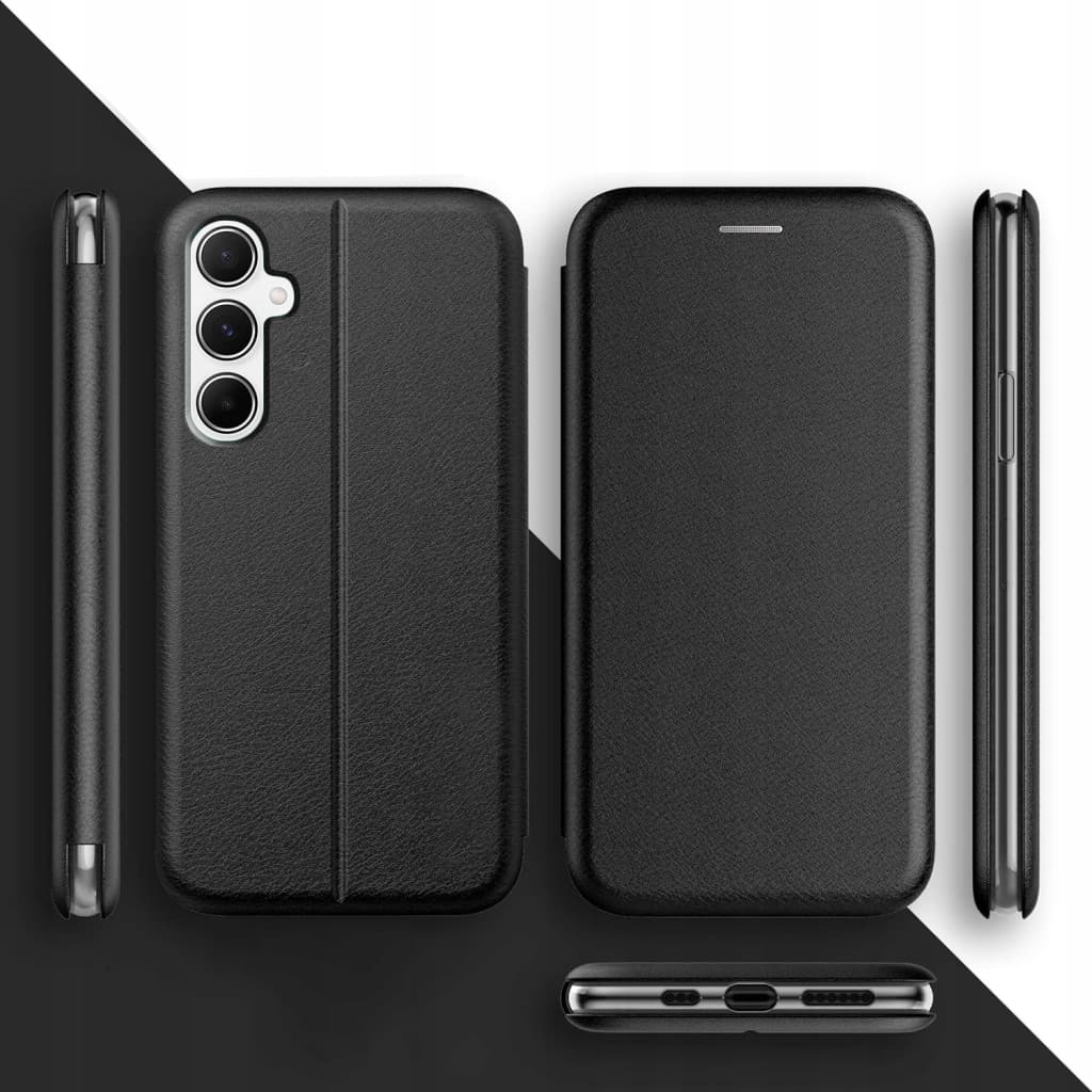 Husa Samsung Galaxy A56, Prestige Book, inchidere magnetica, neagra — 4