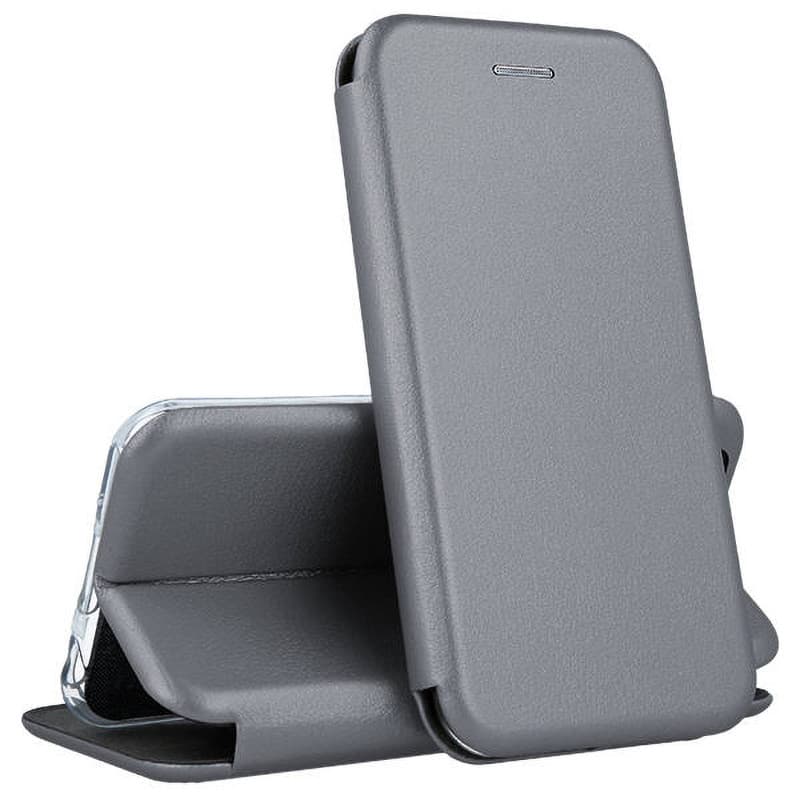 Husa protectie Samsung A17 (A176), Prestige Book, inchidere magnetica, argintiu — principală