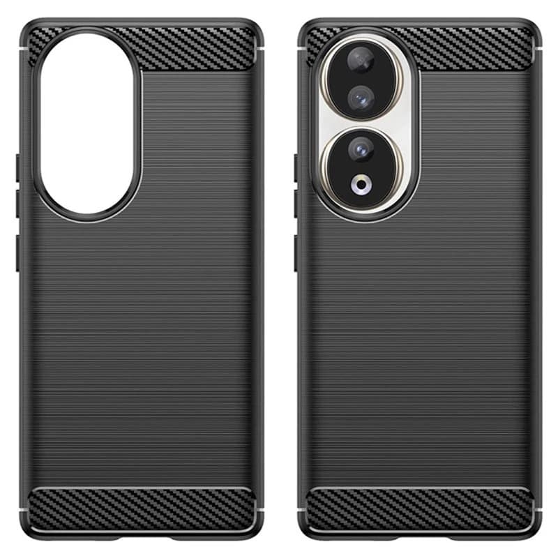 Husa protectie Honor 90 5G, Carbon Stripe, 2 mm, neagra — 2