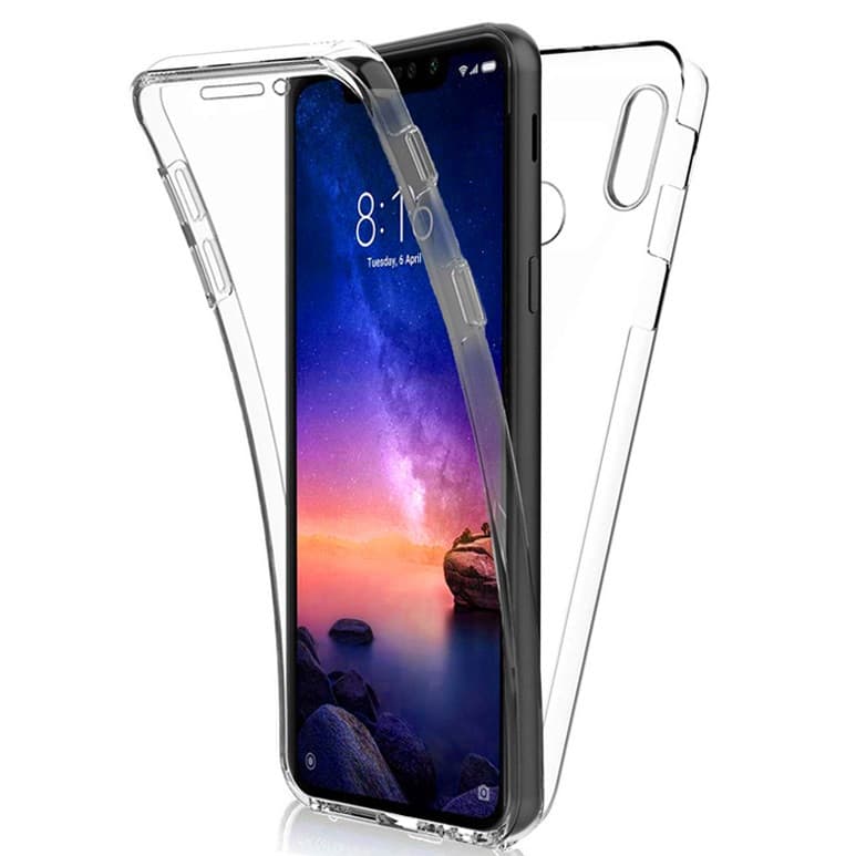 Husa protectie Xiaomi Redmi 9C (fata + spate) Fully PC & PET 360°, transparenta — principală