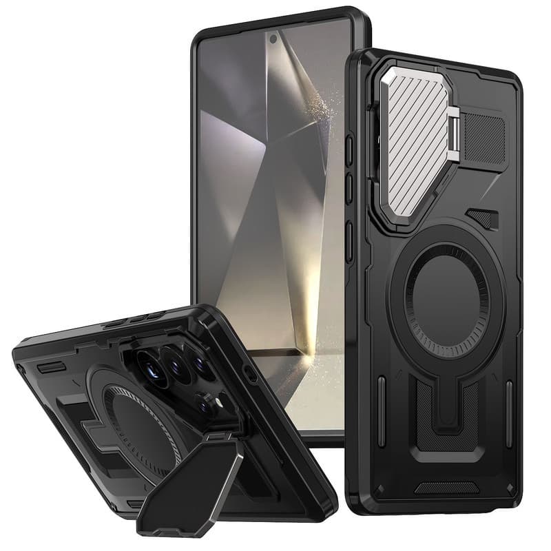 Husa Samsung Galaxy S24 Ultra, Armor MagCase, CamBracket, neagra — principală