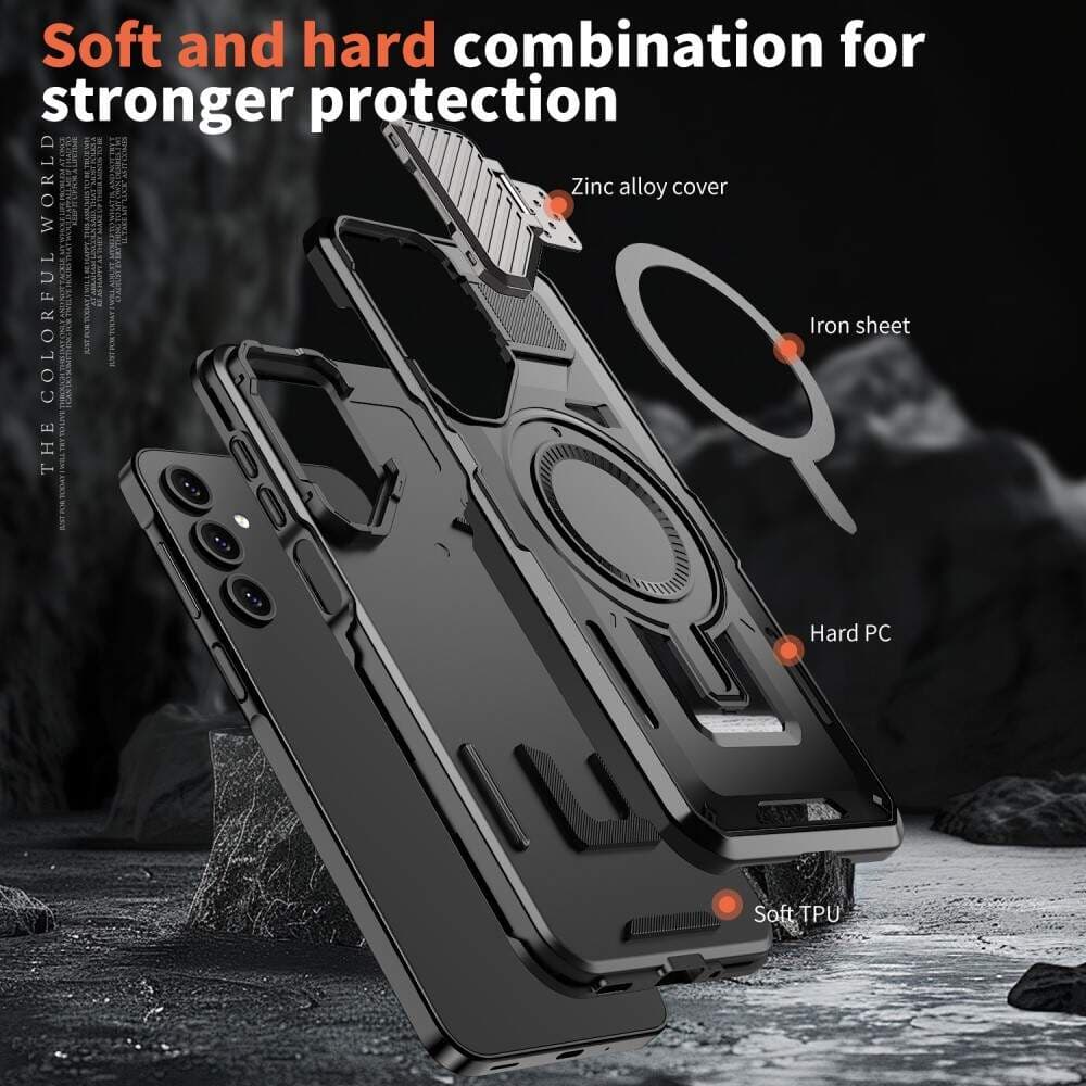Husa Samsung Galaxy S25 Ultra, Armor MagCase, CamBracket, neagra — varianta 6