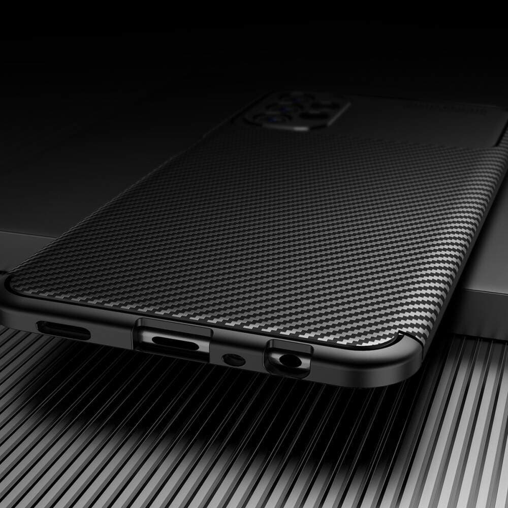 Husa Samsung Galaxy S25 Ultra, Carbon Fiber, aspect carbon, neagra — varianta 5