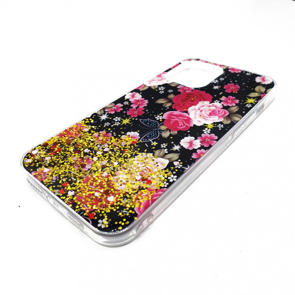 Husa de protectie Shiny Flowers pentru Apple iPhone 12 Pro Max, model 3 — varianta 2