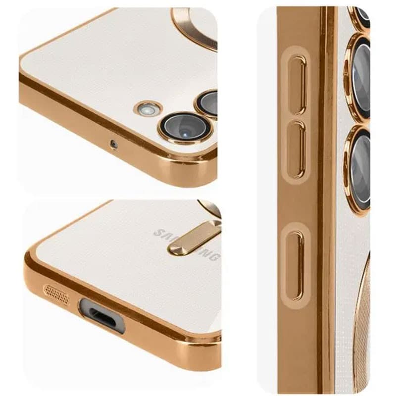 Husa Samsung Galaxy A16, Electroplating Magsafe TPU, protectie camera, albastru deschis — varianta 3