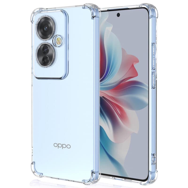 Husa protectie Oppo Reno11 F 5G, TPU transparent, intarituri in colturi, protectie camere, grosime 1,5 mm — principală