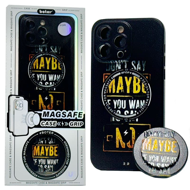 Husa Samsung Galaxy A34, Boter Magsafe + MagPopsocket, Maybe You Want to Say — principală