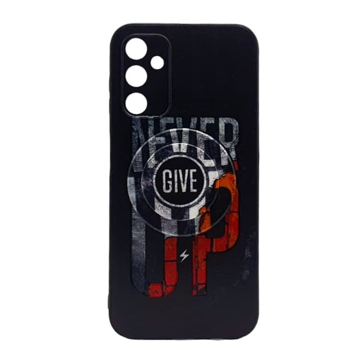 Husa Samsung Galaxy A54 5G, Boter Magsafe + MagPopsocket, Never Give Up — varianta 2