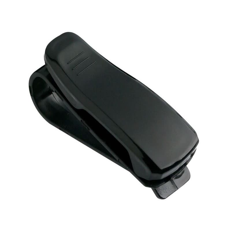 Suport cu clips auto pentru ochelari, negru — principală