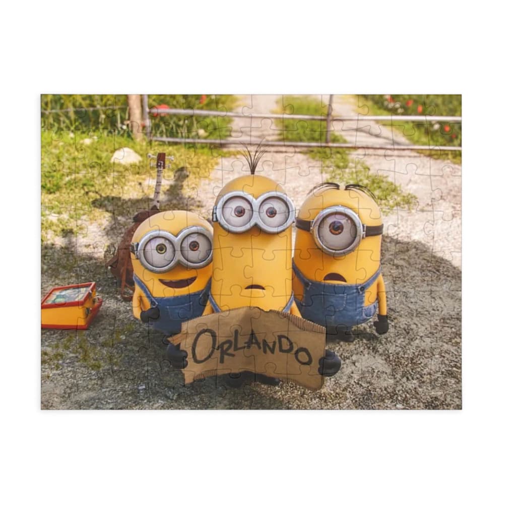 Puzzle 80 piese, 20 x 15 cm, personaje Minions, model 1 — principală