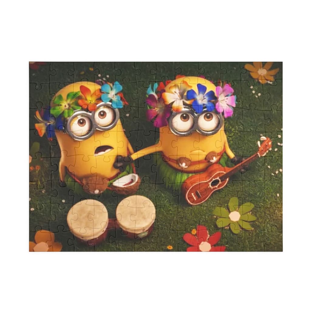 Puzzle 80 piese, 20 x 15 cm, personaje Minions, model 3 — principală