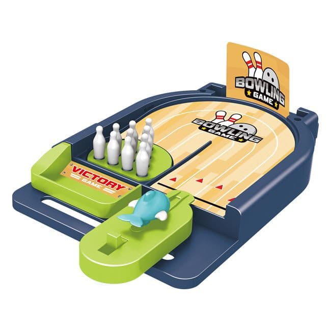 Joc masa de bowling, 24 x 15 cm, 10 popice si 2 bile — principală