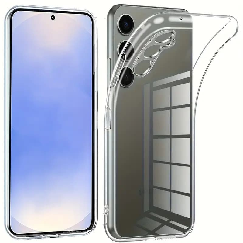Husa Samsung Galaxy S25 Plus, TPU transparent, protectie camera, grosime 2 mm