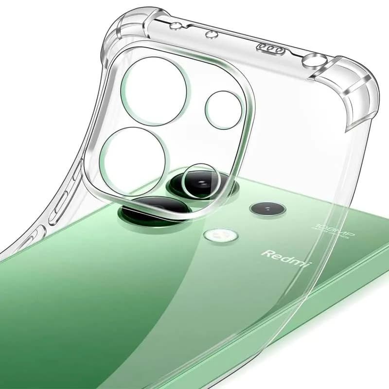 Husa Xiaomi Redmi Note 13 Pro 5G / Poco X6, TPU transparent, intarituri in colturi, protectie camere, grosime 1,5 mm — varianta 2